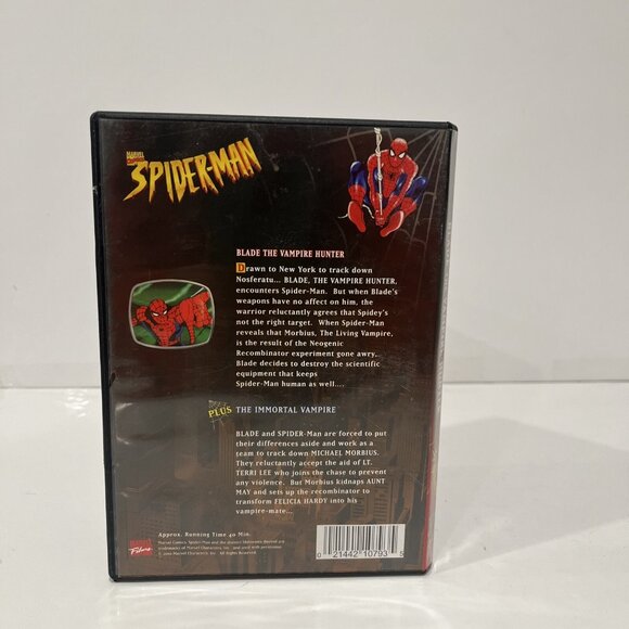 Marvel Comics Spider Man Blade the Vampire Hunter The Adventure Continues  DVD - Picture 2 of 3